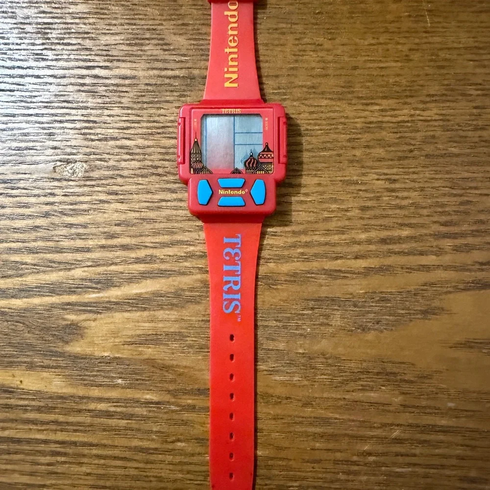 Nintendo Tetris Red LCD Game Watch 1990